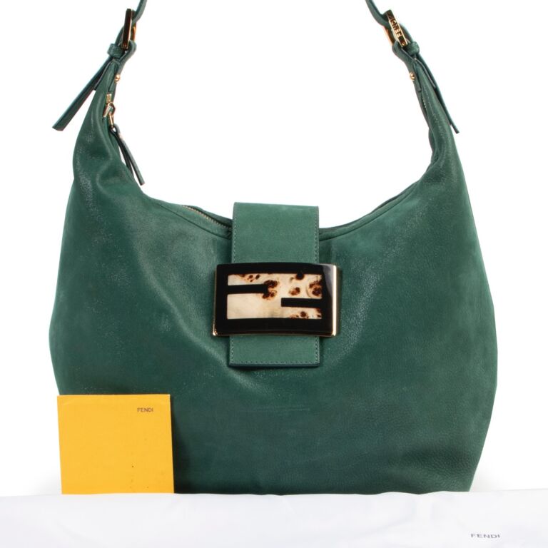 Green on sale fendi bag