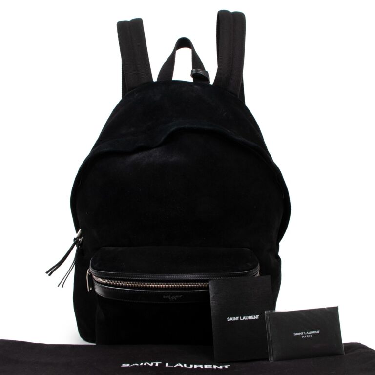 TOM FORD leather-trimmed Suede Backpack - Farfetch
