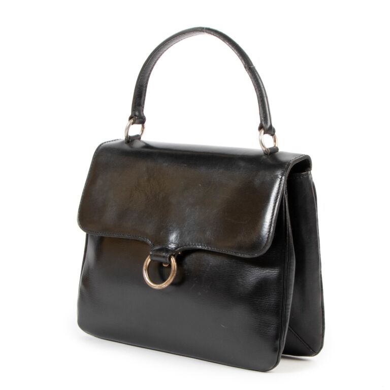 Delvaux Black Top handle Labellov Buy and Sell Authentic Luxury
