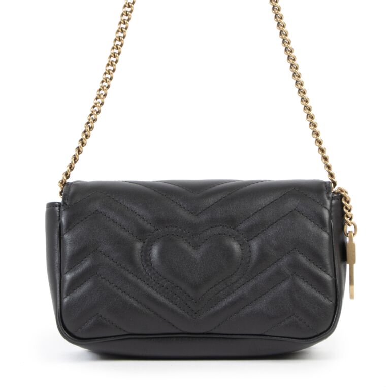 Gucci bag with new arrivals heart on the back