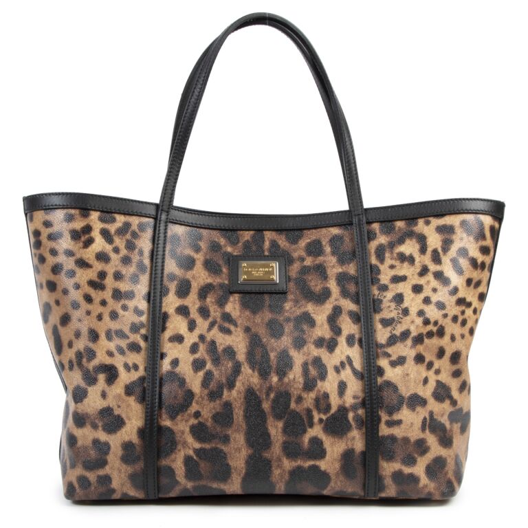 Dolce & Gabbana Leopard Tote Bag ○ Labellov ○ Buy and Sell