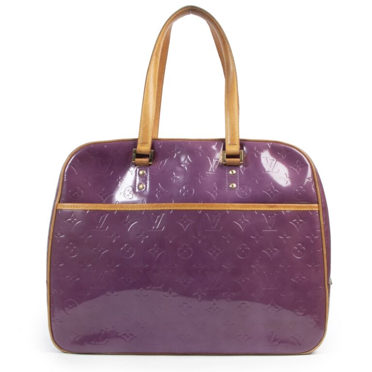 Louis vuitton 2025 purple patent purse