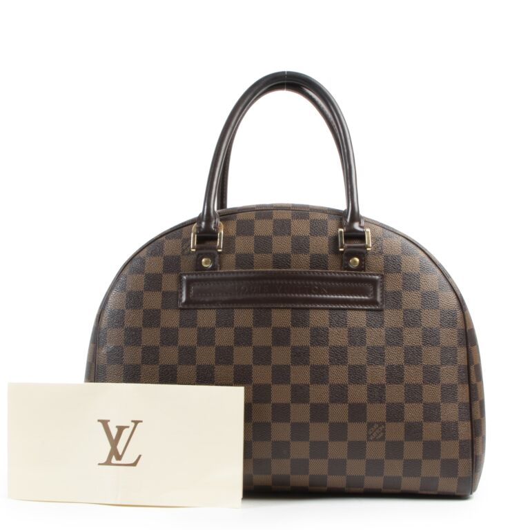 Louis Vuitton Nolita Damier Ebene Handbag used (6804)
