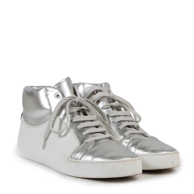 mens white chanel sneakers 38