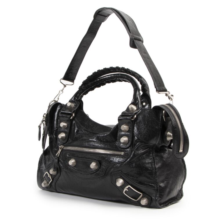 Balenciaga Black Giant City PHW ○ Labellov ○ Buy and Sell