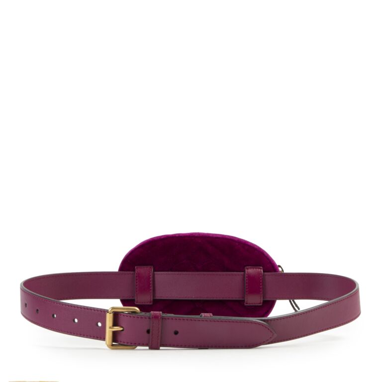 Purple gucci belt deals