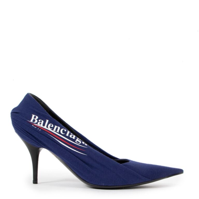 Balenciaga blue heels online