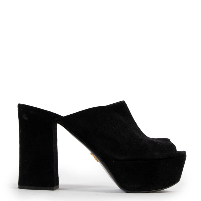 Prada hotsell platform mules