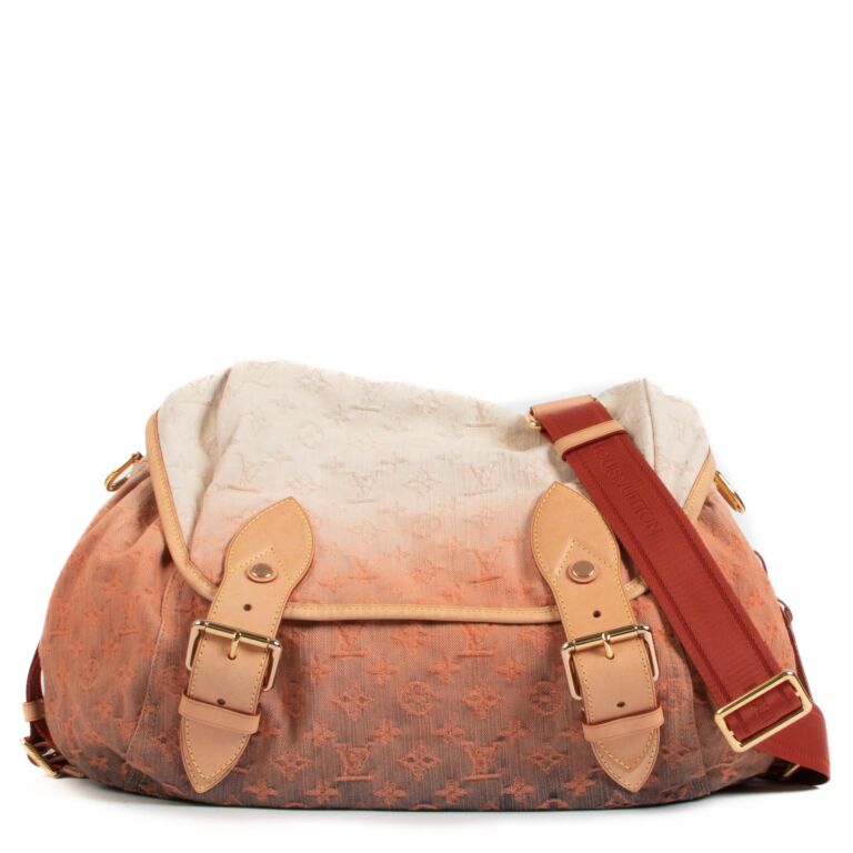 Louis Vuitton Spring/Summer 2010 Orange Monogram Denim Sunrise Bag