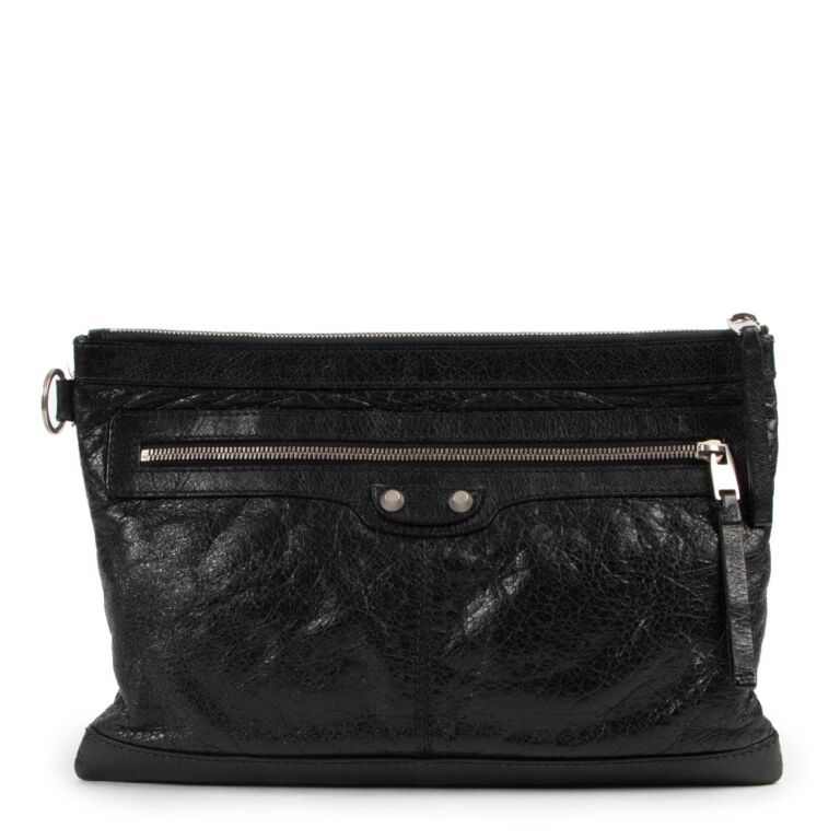 Balenciaga classic on sale clutch