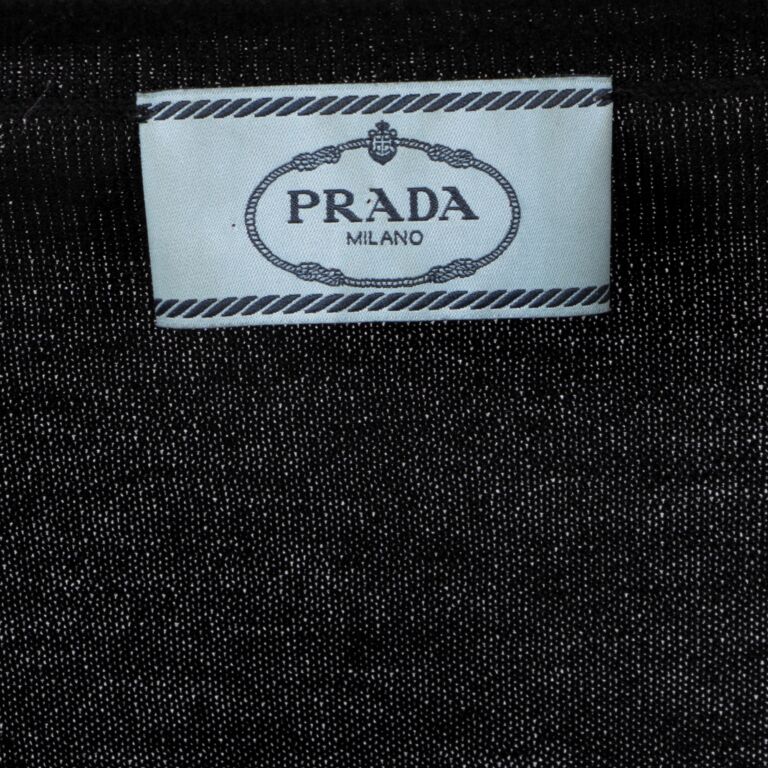 Prada Black Wool Cardigan - Size IT42 ○ Labellov ○ Buy and Prada Black Wool Cardigan - Size IT42 ○ Labellov ○ Buy and