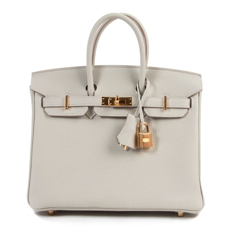 HERMES Togo Birkin 25 Vert De Gris 1278858