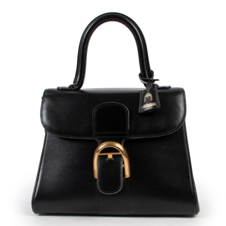 Delvaux Brillant Black PM GHW Collector Item 1958 Labellov