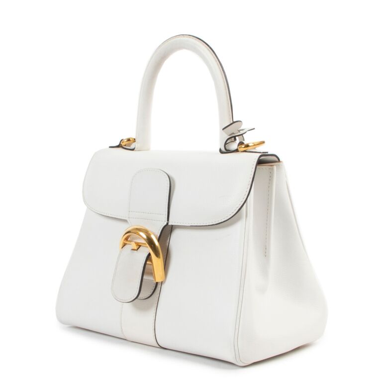 Brillant leather handbag Delvaux White in Leather - 28594650