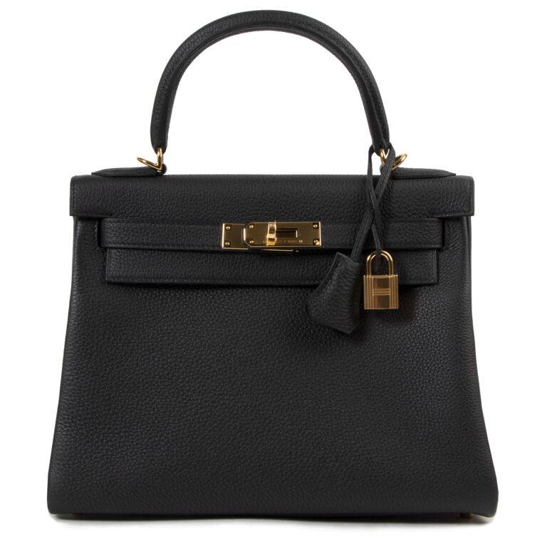 Kelly 28 black togo best sale