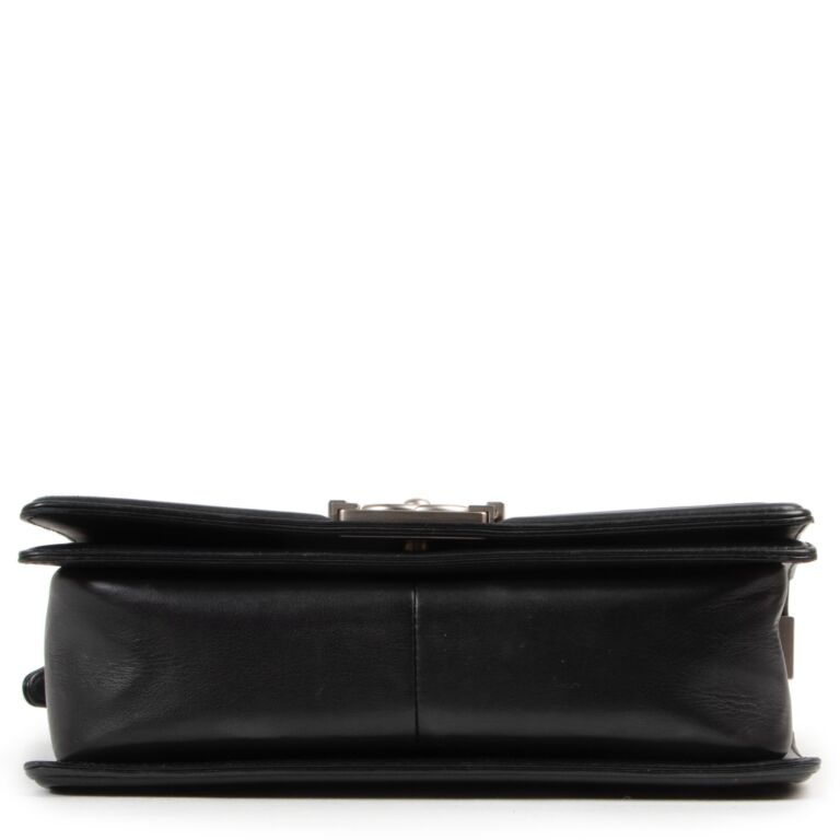 Chanel Black Python Medium Boy Bag ○ Labellov ○ Buy and Sell Authentic  Luxury