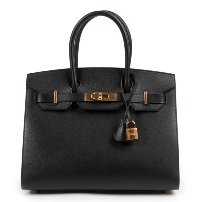 Hermès Birkin Sellier 30 Black Veau Madame GHW ○ Labellov ○ Buy