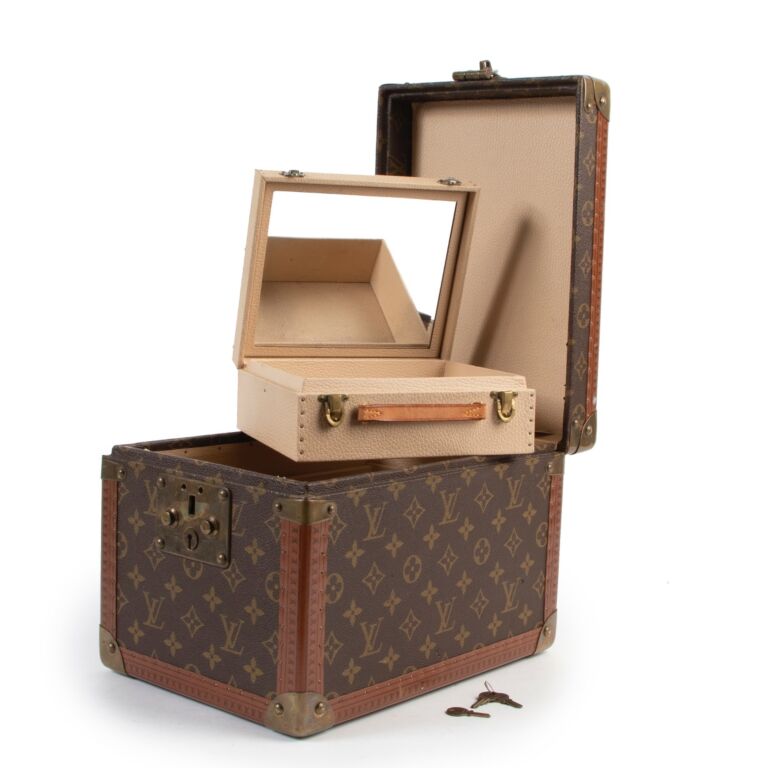 Louis Vuitton LOUIS VUITTON Make Box Trunk Epi Bowat Flacon