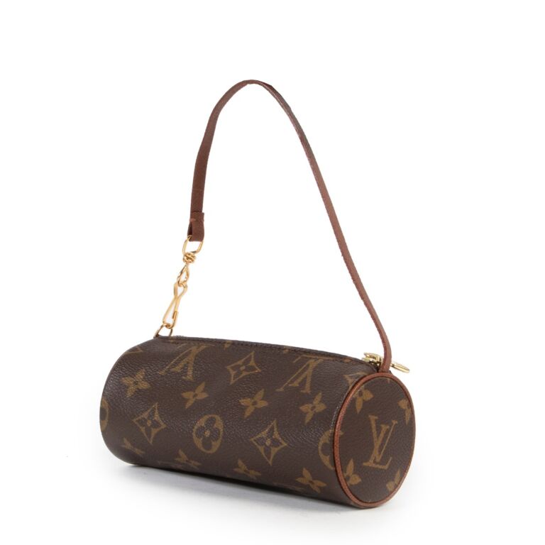 Papillon cloth clutch bag Louis Vuitton Brown in Cloth - 36746141