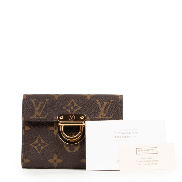 Authentic Louis Vuitton Signature Monogram Wallet TH0946 