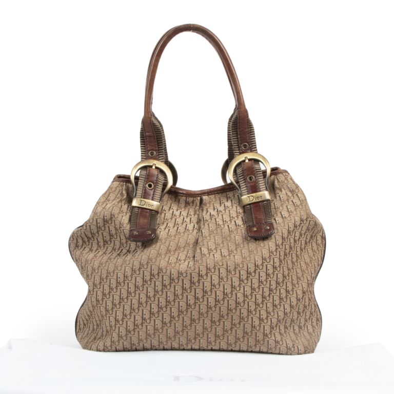 Dior Brown Oblique Shoulder Bag Labellov Buy and Sell