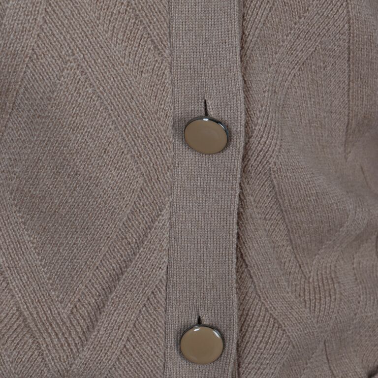 Hermes outlet cashmere cardigan
