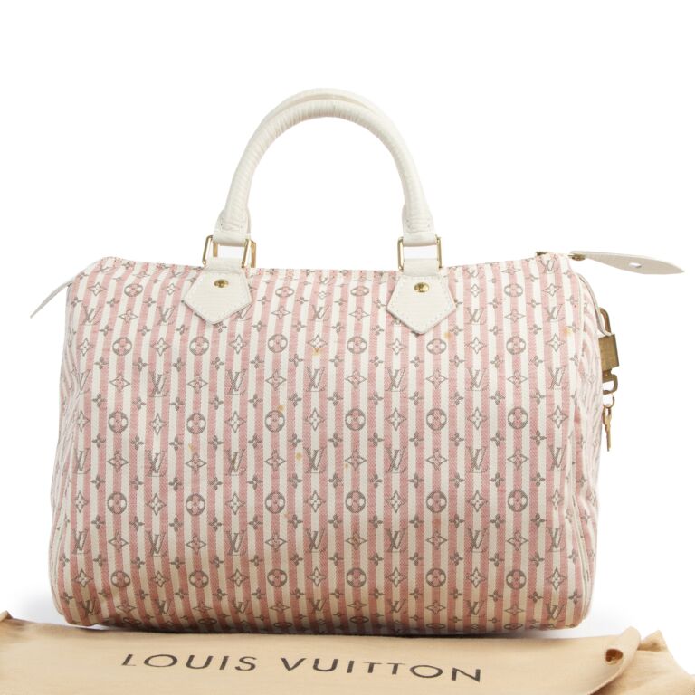 Louis Vuitton Vintage - Monogram Mini Lin Croisette Marina PM Bag - White  Pink - Leather Handbag - Luxury High Quality - Avvenice