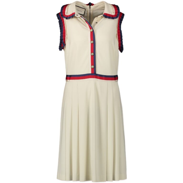 Gucci hot sale cream dress