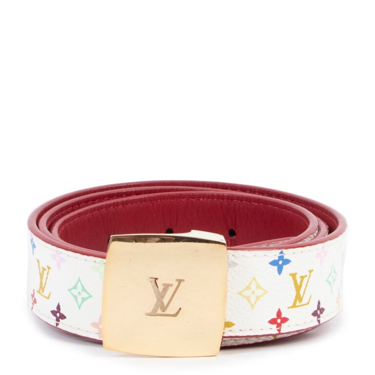 Louis Vuitton 80/32 Limited Edition Monogram Mount Fiji Belt