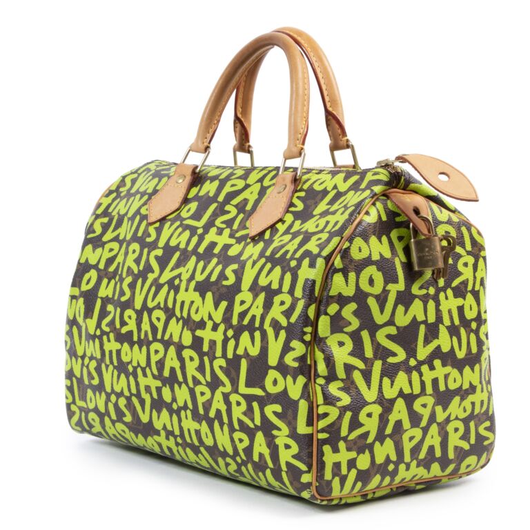 louis vuitton graffiti green