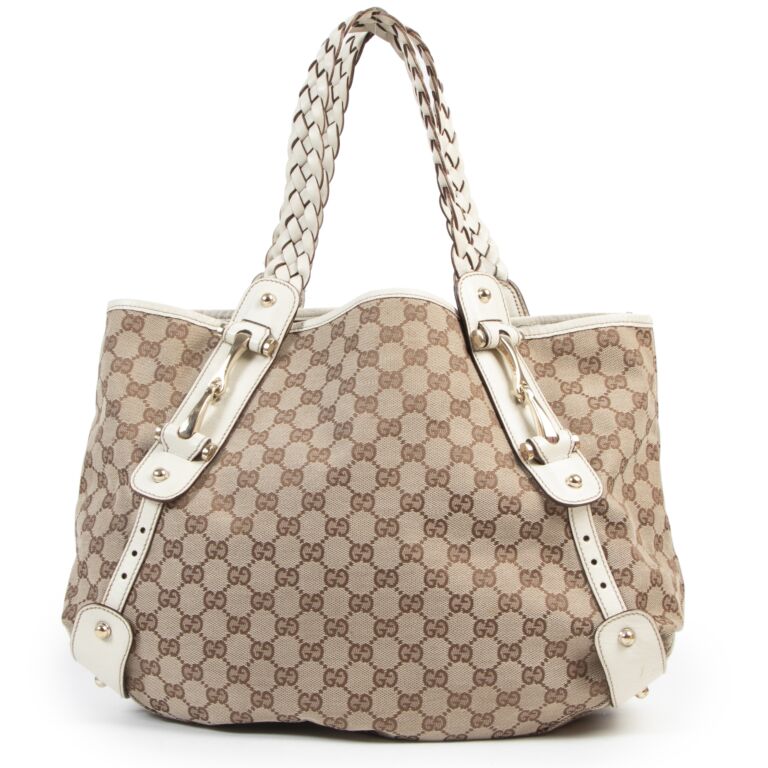 Gucci Monogram Shoulder Bag Labellov Buy and Sell Authentic Luxury