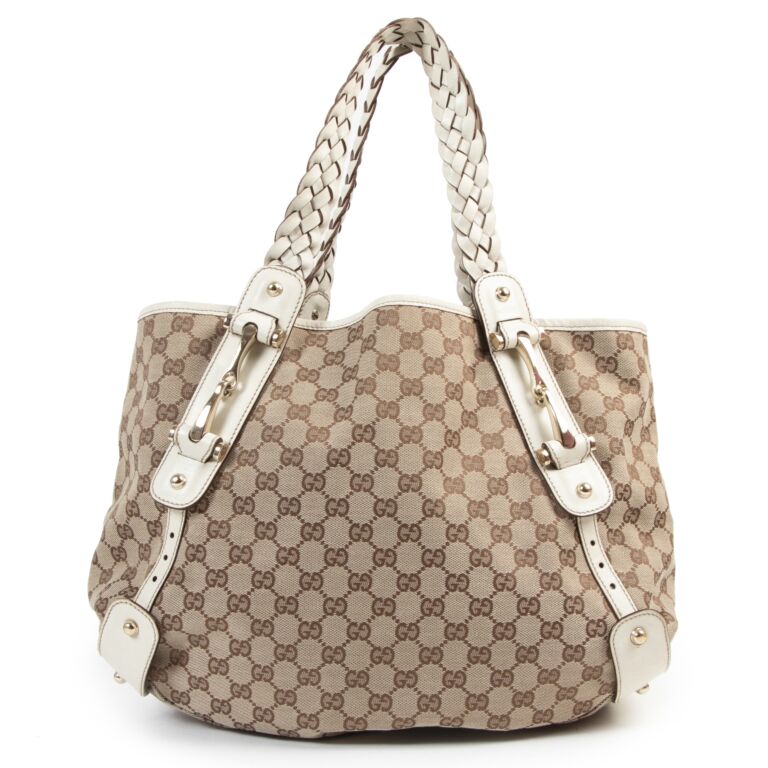 Gucci Monogram Shoulder Bag ○ Labellov ○ Buy and Sell Authentic Luxury