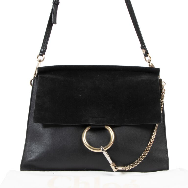 Chloe faye bag black on sale