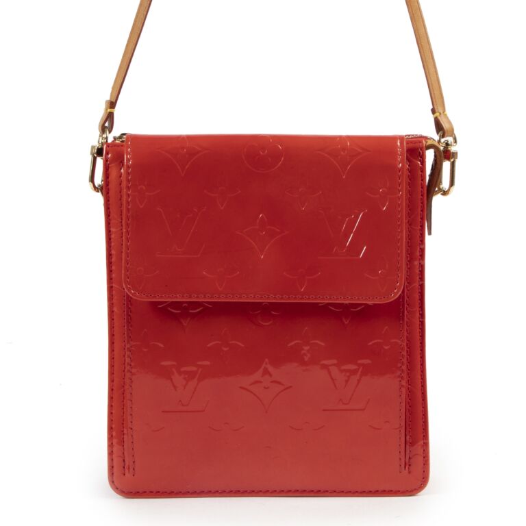 louis vuitton red patent leather
