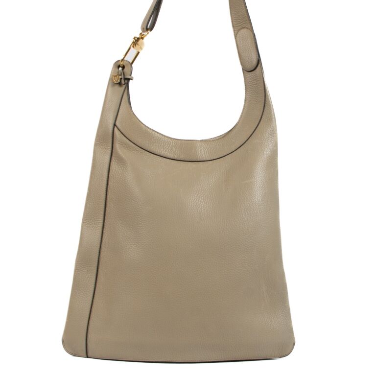 Delvaux Sand Leather Jongleur Shoulder Bag Labellov Buy and Sell ...