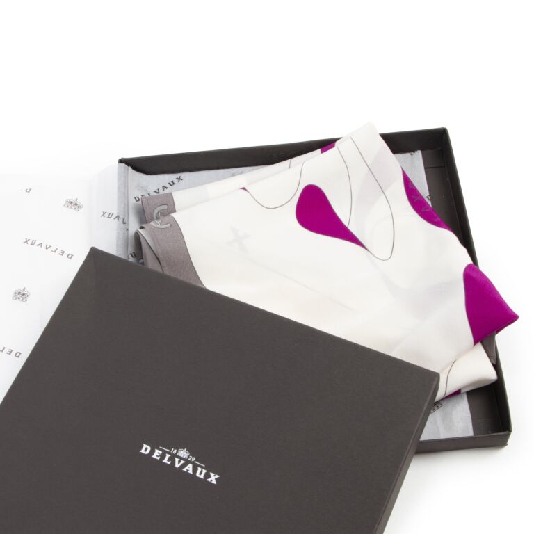 【DELVAUX直営店】Scarf 90 Brillant O'clock Lingot-Toy-Alpina-Calf_15-