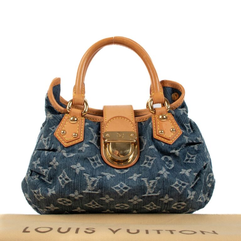 Preloved Louis Vuitton Monogram Denim Pleaty Handbag 050123 – KimmieBBags  LLC