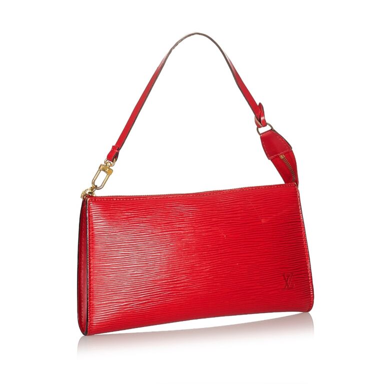 vuitton bag red