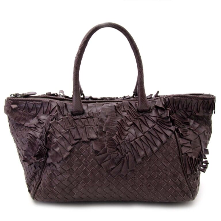 Bottega Veneta Purple Bowling Bag Labellov Buy and Sell