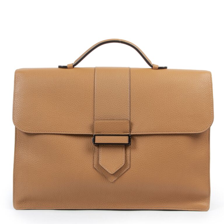 Delvaux Cognac Cartable Presse II Taurillon Crispé Labellov Buy and ...