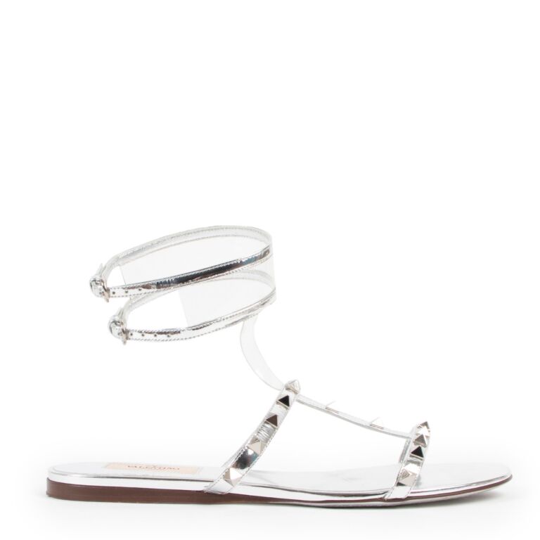 Valentino shop sandals silver