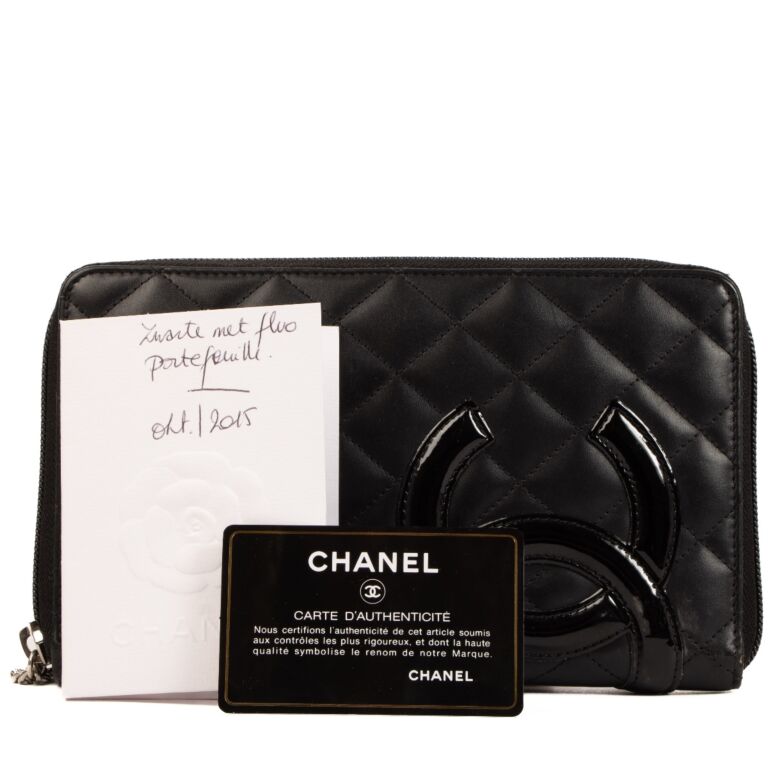 Chanel Black Long Wallet ○ Labellov ○ Buy and Sell Authentic Luxury