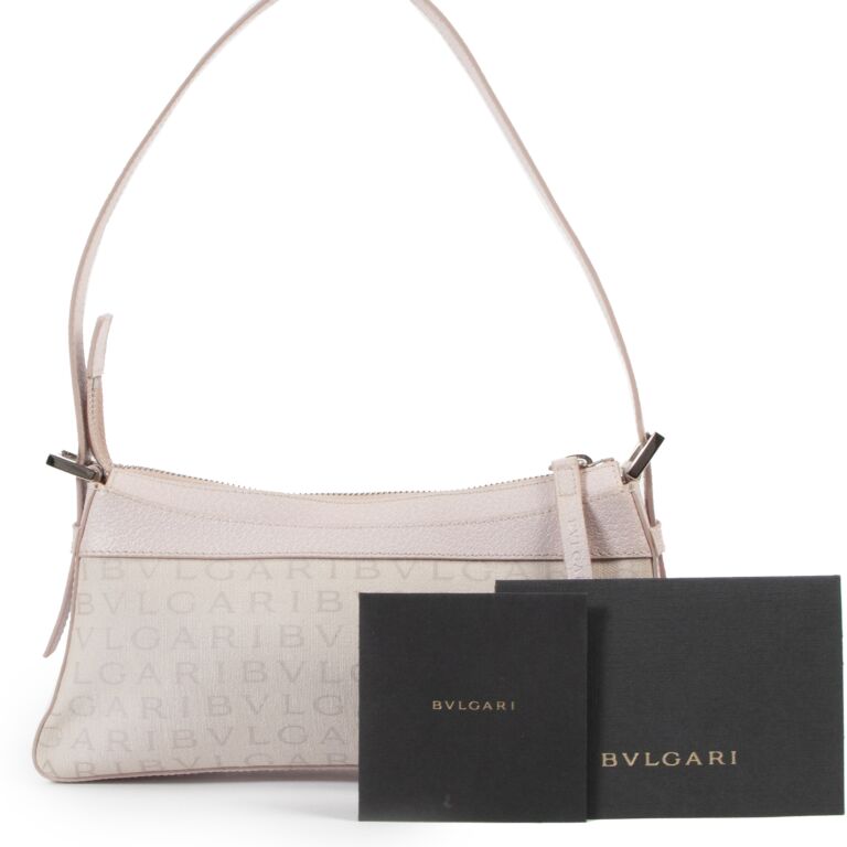 Pink store bulgari bag