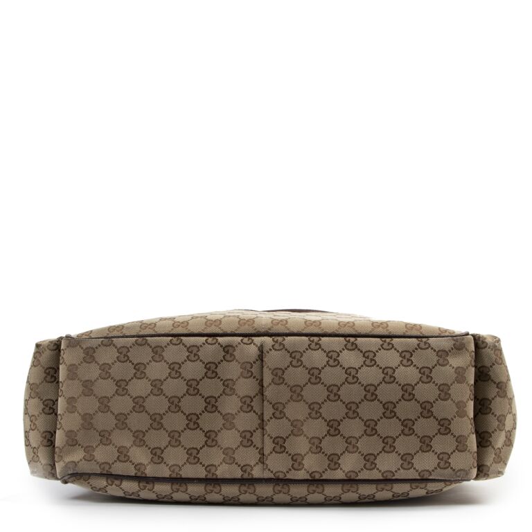 Gucci original gg canvas diaper bag top