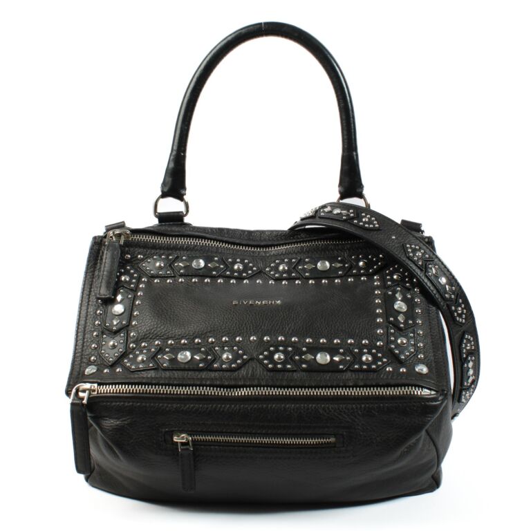 商品画像：GIVENCHY Calfskin Crocodile Embossed Mini Phone Crossbody 1