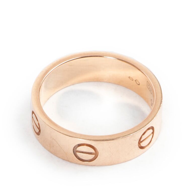 Cartier love hot sale ring measurement
