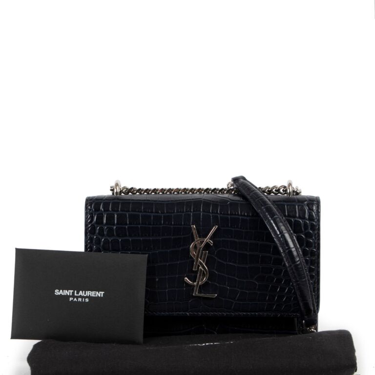 Ysl crocodile crossbody 2025 bag