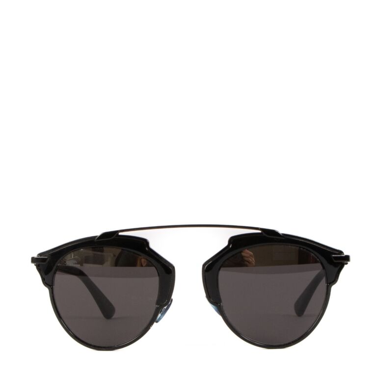 Christian Dior Black SoReal Sunglasses Labellov Buy and Sell