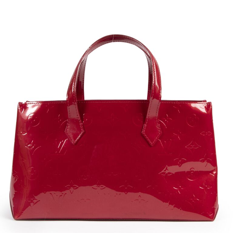 Red louis vuitton bag patent leather cheap