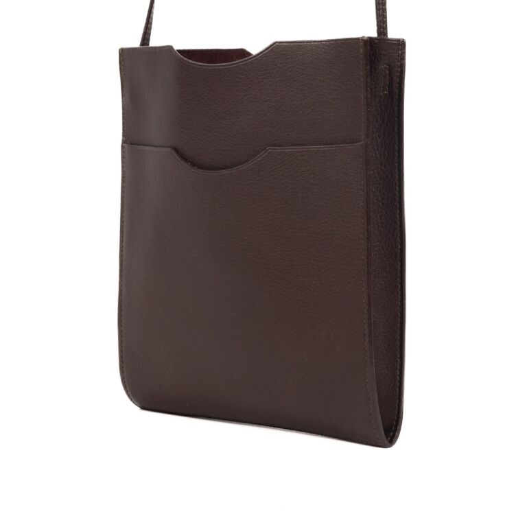 Hermes Brown Onimetout Crossbody Labellov Buy and Sell Authentic Luxury